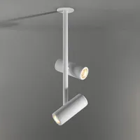 modular lighting -   spot encastrable médard blanc structuré  métal